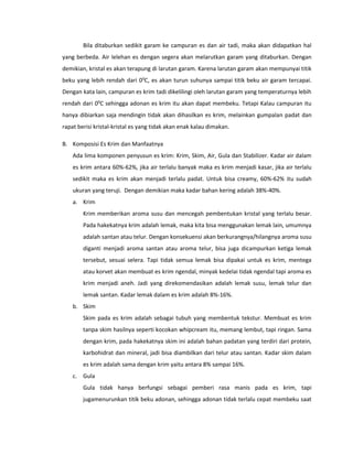 Kimia Terapan - Pembuatan Es Krim | PDF