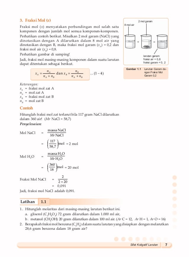 Sifat Koligatif Larutan Sifat Koligatif Larutan