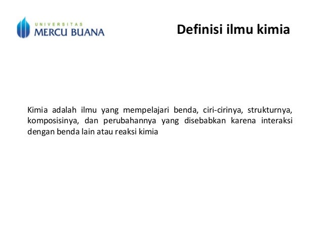 Kimia Ruang Lingkup Dan Perkembangan Ilmu Kimia