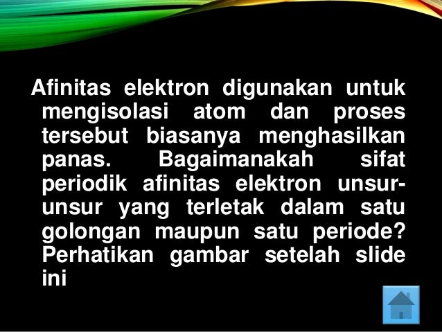 Keperiodikan sifat unsur dalam sistem periodik unsur