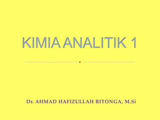 Dr. AHMAD HAFIZULLAH RITONGA, M.Si
 