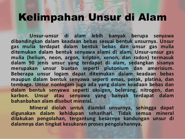 Ppt kimia unsur kelas 12