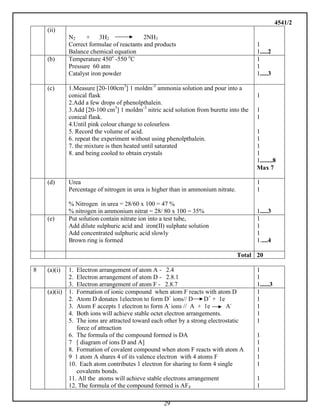 Kimia kertas 2 trial spm 2013