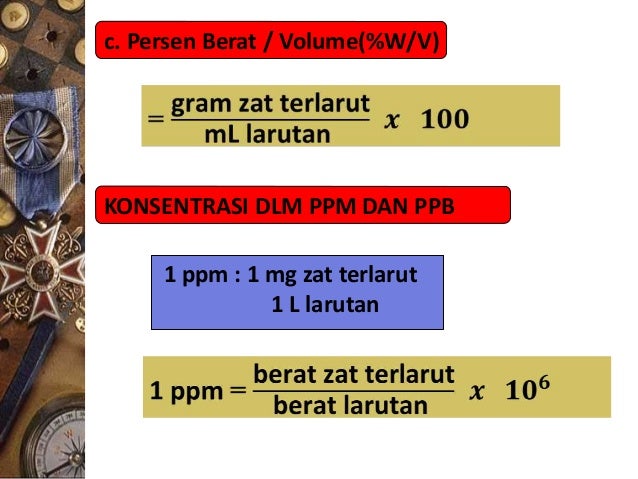 Kimia larutan dan sifat koligatif