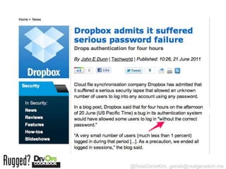 @RealGeneKim, genek@realgenekim.me
 