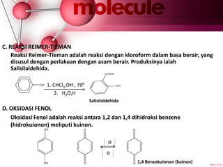 reaksi benzena dan fenol | PPTX