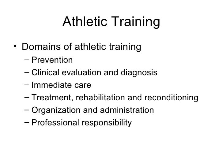 Kin 188 Introduction To Athletic Training