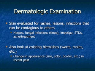 Exam Rash Kin 188 Pre Participation Physical Examinations | PPT