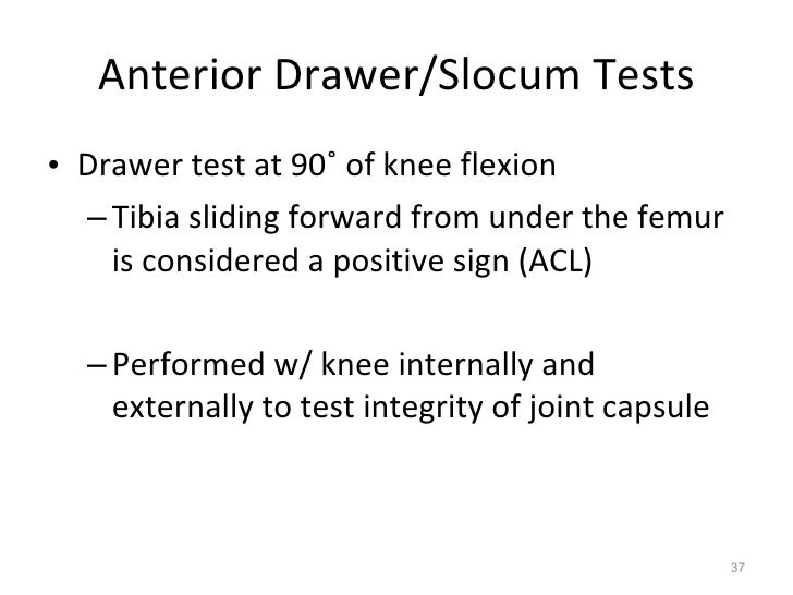 Kin191 A Ch 6 Knee Patellofemoral Evaluation