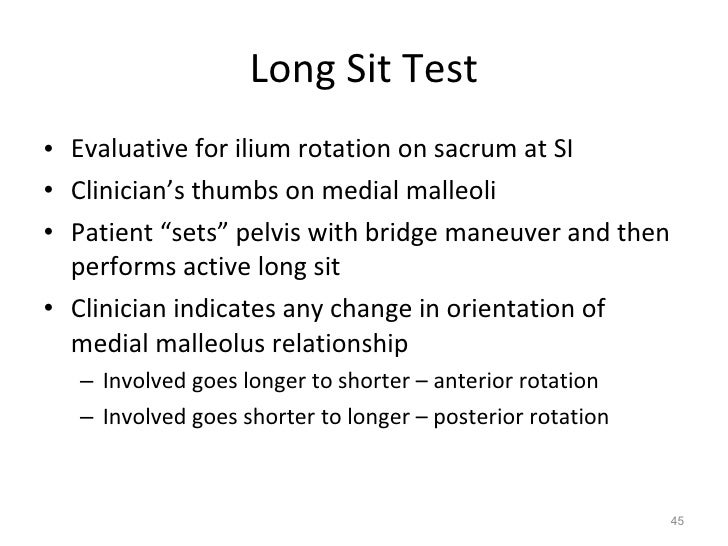 Kin191 A.Ch.8. Pelvis. Thigh. Evaluation