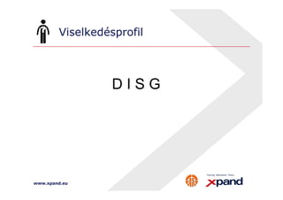 Viselkedésprofil 
D I S G 
www.xpand.eu 
 