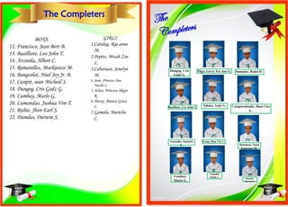 kindergarten graduation programme sample | PPTX