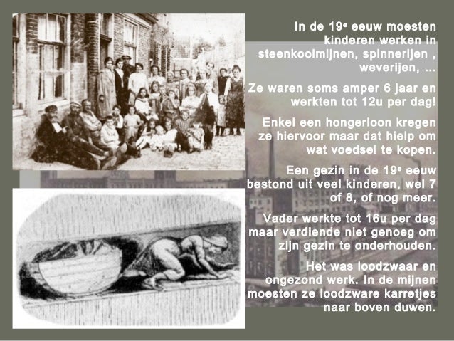 Kinderarbeid in de 19e eeuw