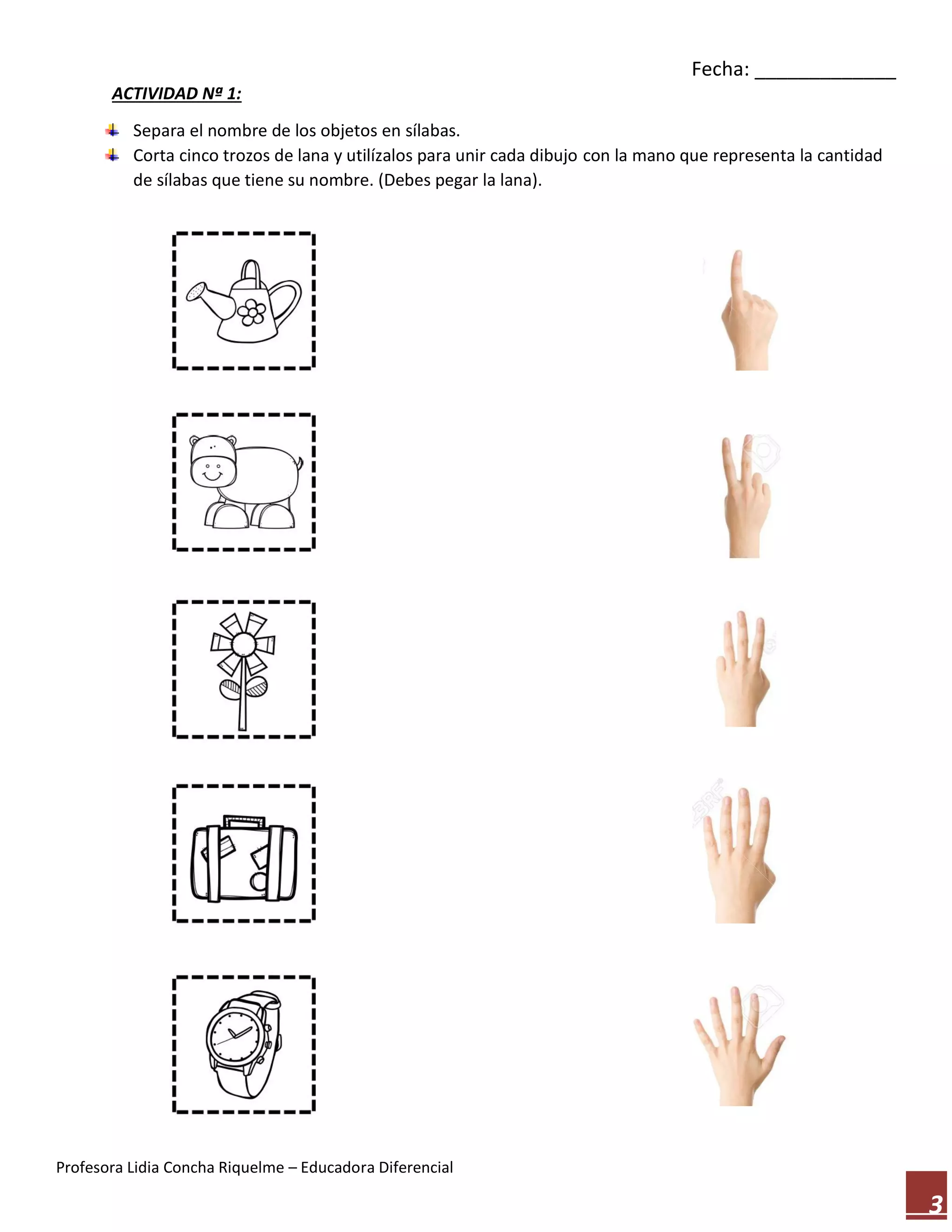 Kinder cuadernillo de trabajo lenguaje | PDF | Education