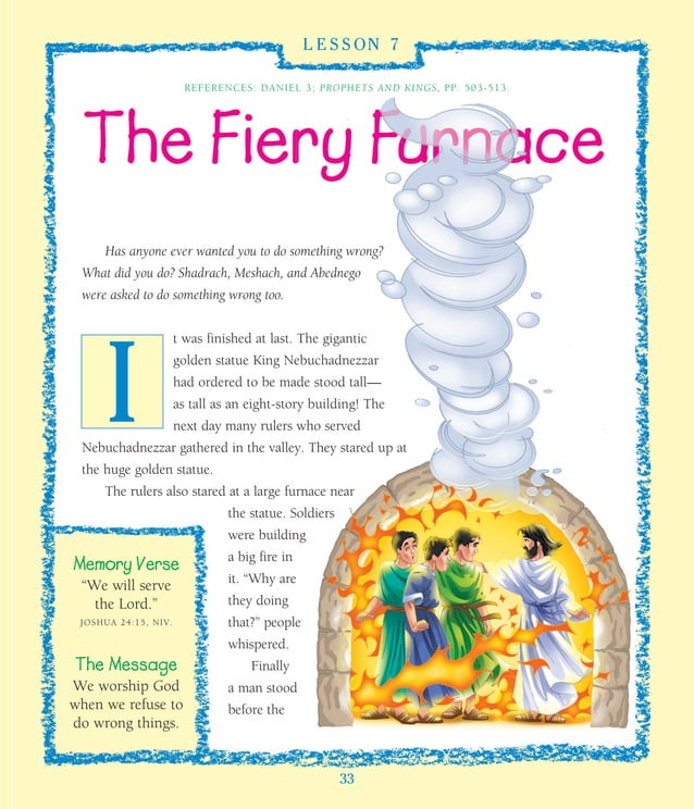 Lesson 7 | Kindergarten | Sabbath School | Second Quarter 2015 | PDF