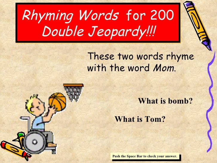 Kindergarten Jeopardy