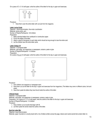 Kindergarten Lesson Plan Week for kinder | PDF
