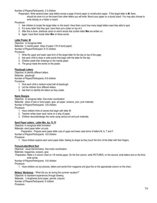 Kindergarten Lesson Plan Week for kinder | PDF