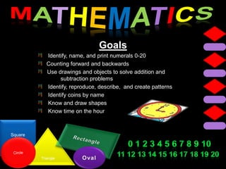 Kindergarten Slides Powerpoint Math Kindergarten presentation 2 | PPTX