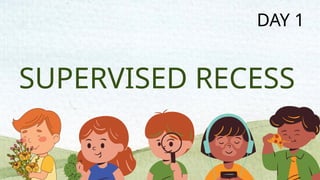 Supervised Recess Kindergarten Quarter 1 Week 3 Day 1 asf.pptx