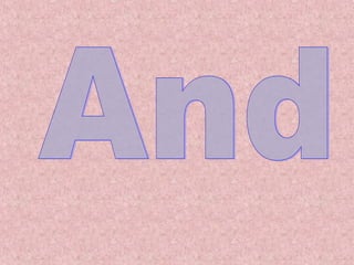 Kindergarten sight words