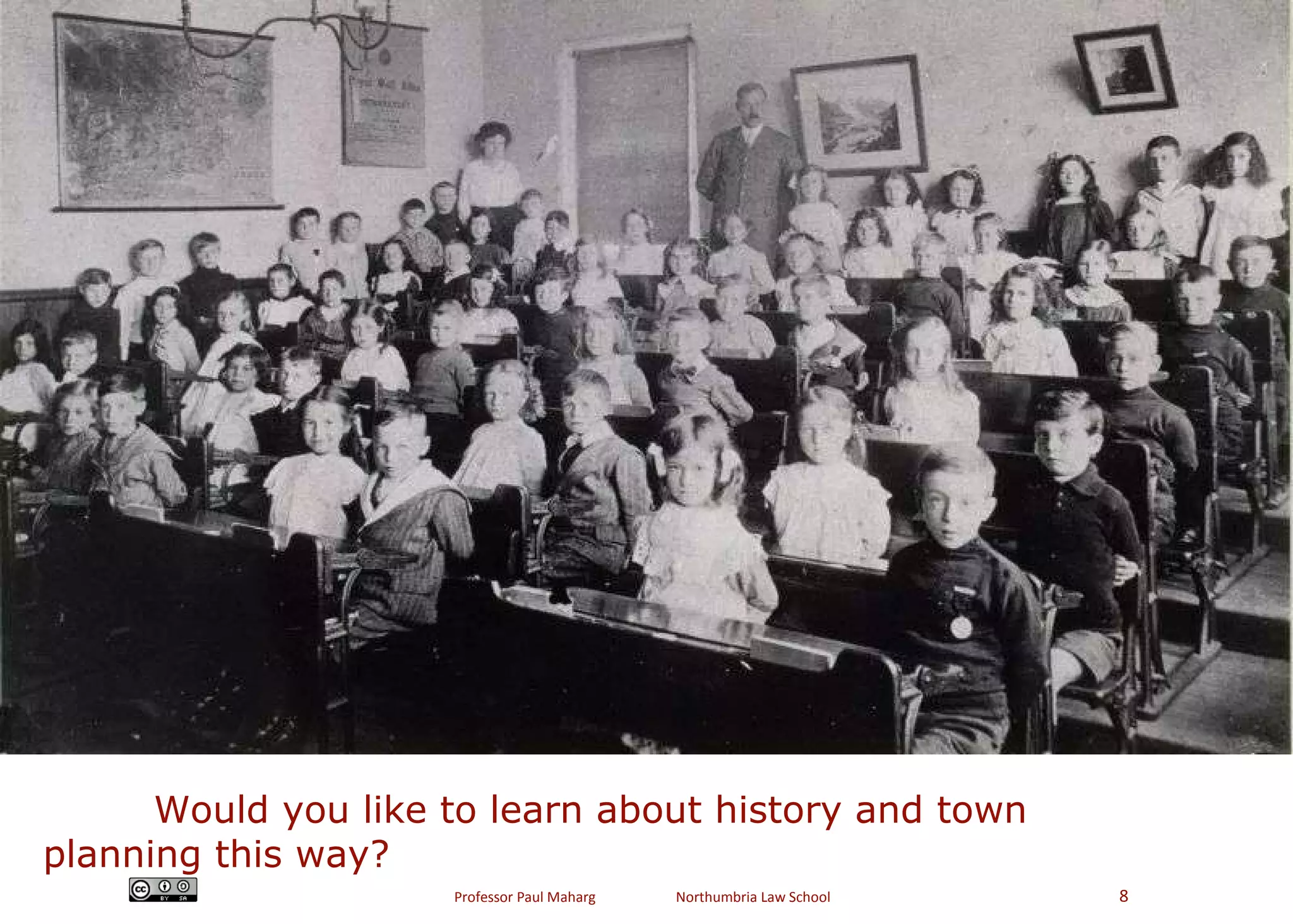 Would you like to learn about history and town  planning this way? 