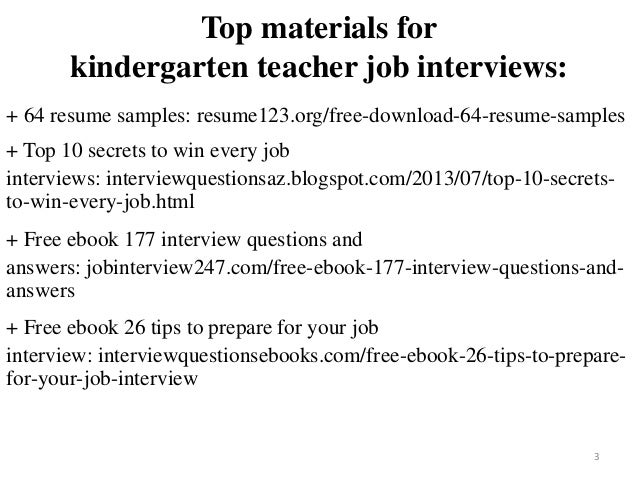 kindergarten teacher resume sample pdf ebook