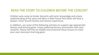 Kinder Konzert Teaching the Story | PPTX