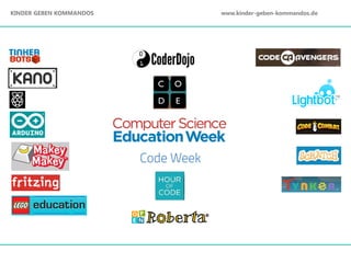 KINDER GEBEN KOMMANDOS www.kinder-geben-kommandos.de
 