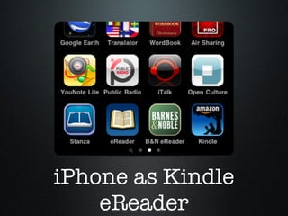 iPhone as Kindle eReader 