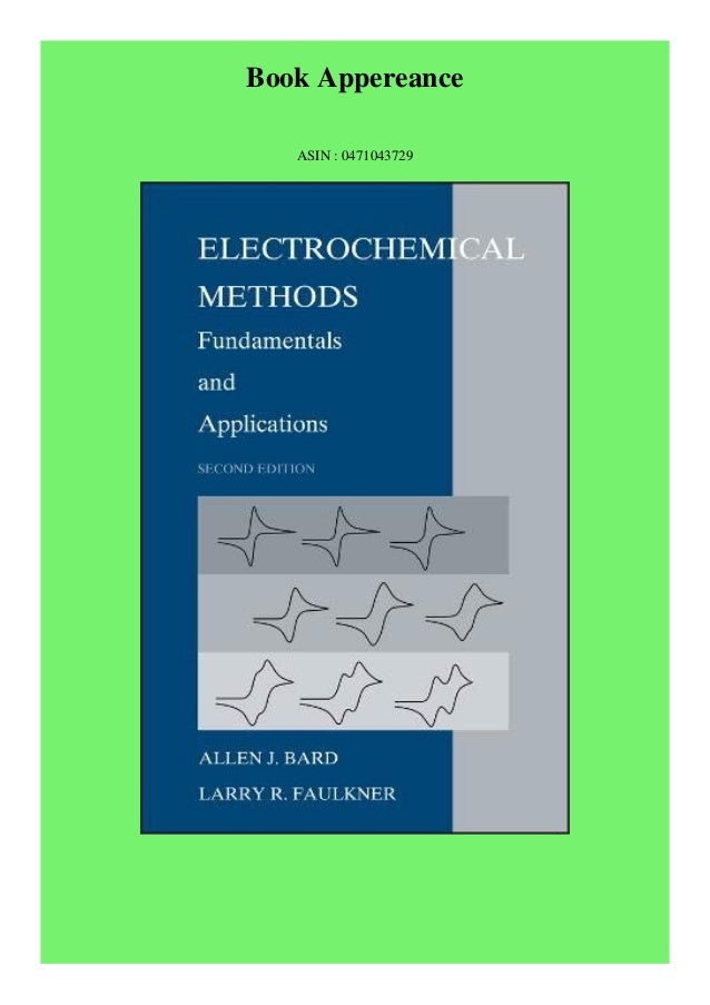 Kindle Electrochemical Methods Fundamentals and Applications unlimited