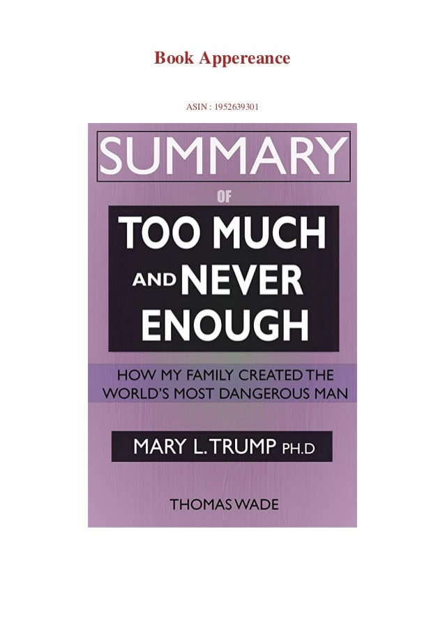 Kindle Online Pdf Summary Of Too Much And Never Enough How My Famil Kindle Online Pdf Summary Of Too Much And Never Enough How My Famil