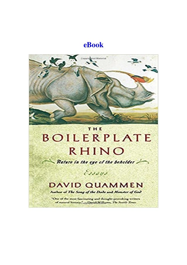 Kindle The Boilerplate Rhino Nature In The Eye Of The Beholder Unlimi