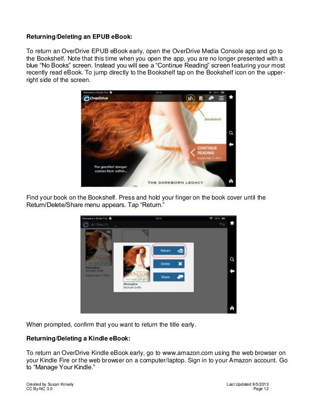 Kindle Fire Hd Handout With Hands On Exercises
