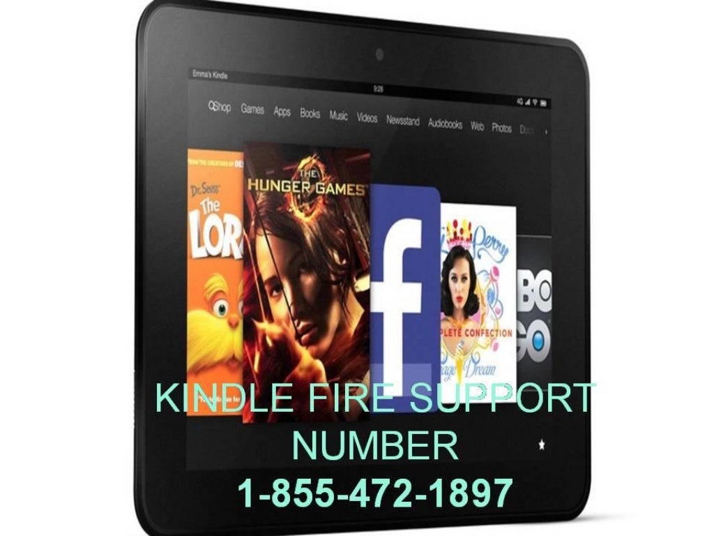 Kindle fire tech support number 18554721897