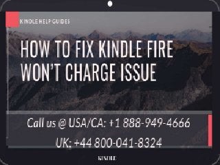 Fix Kindle Won’t Charge Issue | Contact Kindle Help Guides Experts