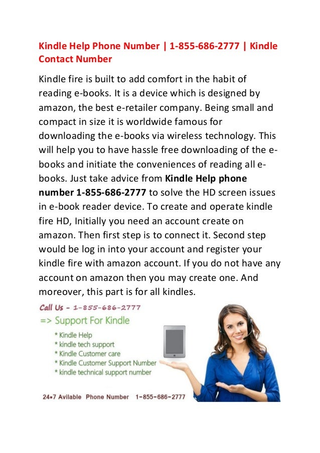 Kindle Help 18556862777 Kindle Contact Number