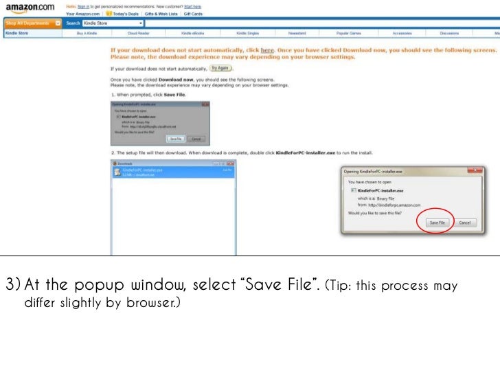 Downloading And Setup The Free Kindle Reader App For Pc
