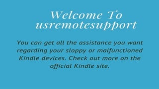 Kindle support