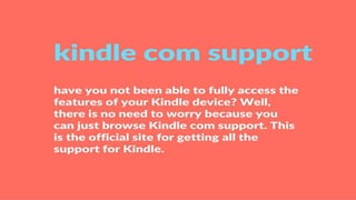 Kindle support