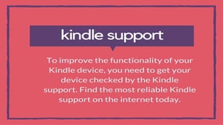 Kindle support