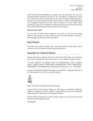 Kindle+users+guide+2nd+edition | PDF