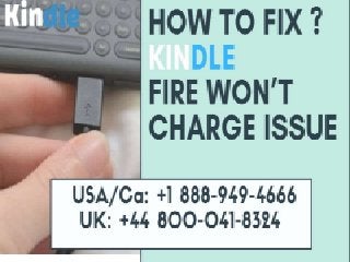Facing Kindle Charging Issue? Call Kindle Help Guides Experts