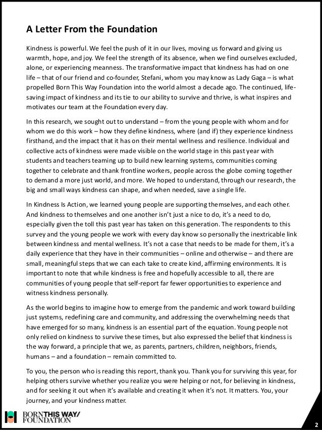 Kindness Is Action Slide 2