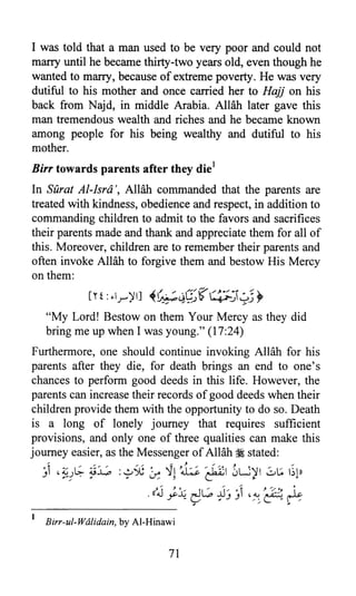 Kindness to parents