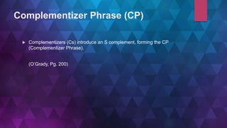 Complementizers Kind of clauses | PPTX