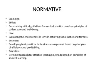 Normative Research Methods Kinds-of-Quantitative-Research.pptx hakj | PPTX