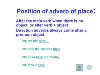 Kinds of adverb | PPT