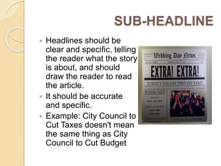 Sub Headlines: A Key to Captivating Readers