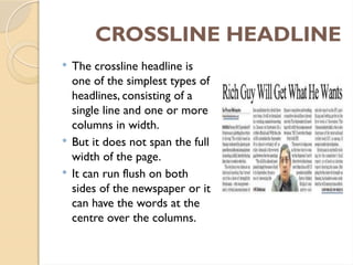 KINDS OF HEADLINES for grade 5 Journalism class | PPTX